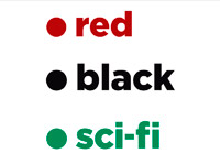         .Red, .Black  .Sci-Fi